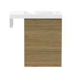 ADP Petite Rail Wall Hung 400mm Cabinet 550mm Top Single Bowl Vanity Cabinet