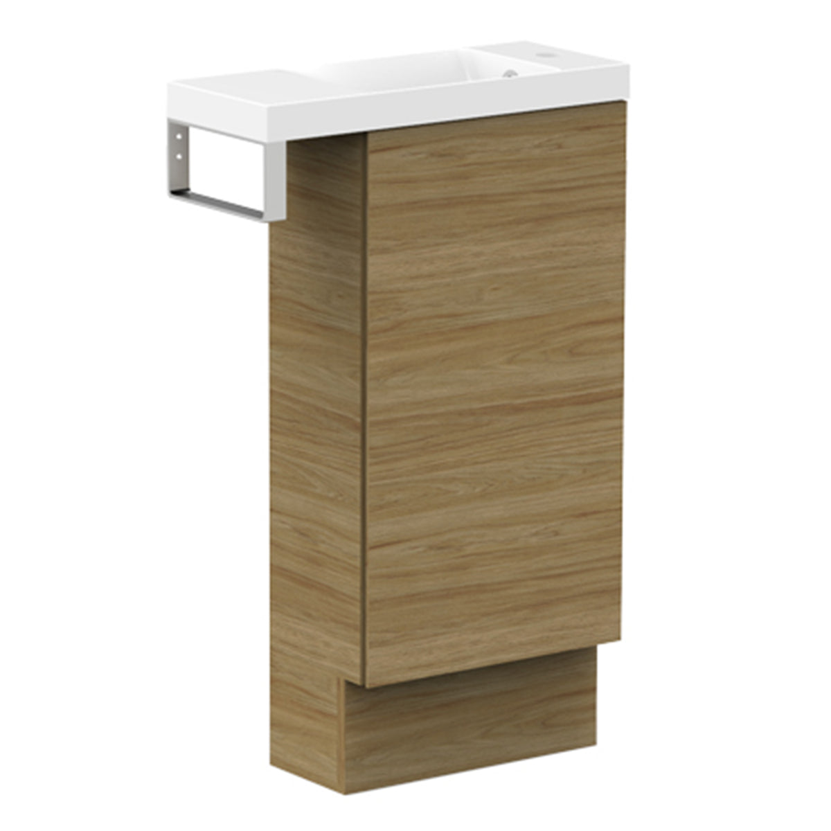 ADP Petite Rail Floor Mount 400mm Cabinet 550mm Top Single Bowl Vanity Cabinet