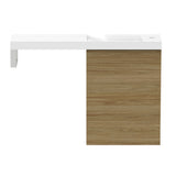 ADP Petite Rail Wall Hung 400mm Cabinet 800mm Top Single Bowl Vanity Cabinet