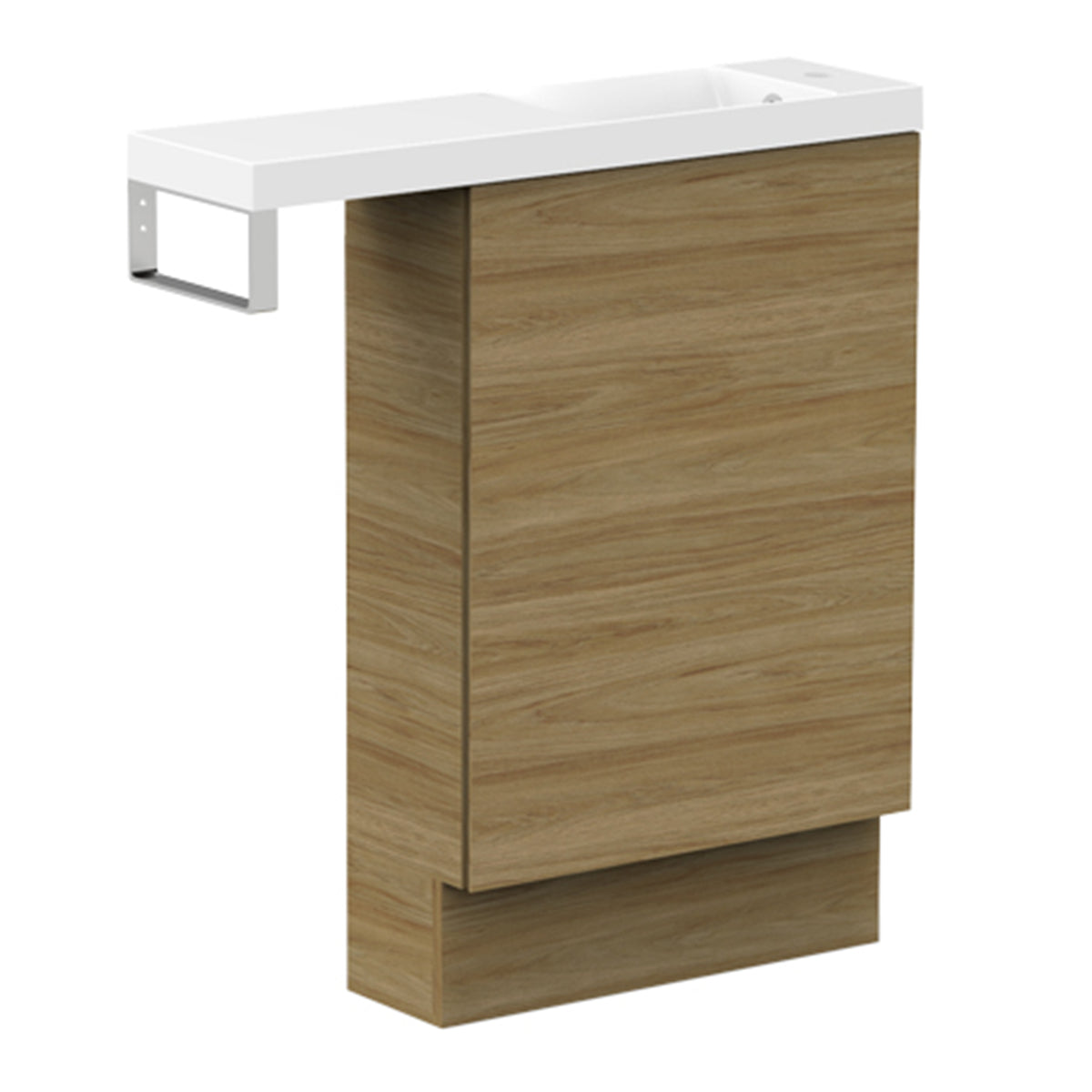 ADP Petite Rail Floor Mount 550mm Cabinet 800mm Top Single Bowl Vanity Cabinet