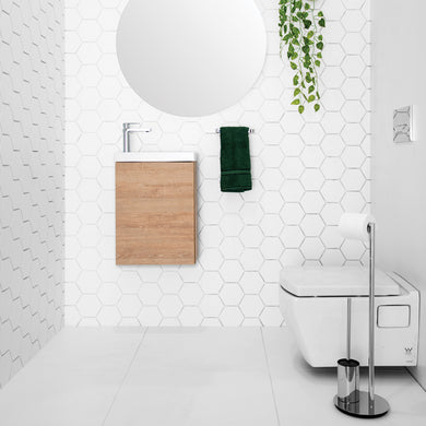 ADP Petite Wall Hung 400mm Single Bowl Vanity Cabinet