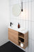 ADP Petite Shelf Wall Hung 800mm Single Left Offset Bowl Vanity Cabinet