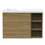 ADP Petite Shelf Wall Hung 800mm Single Left Offset Bowl Vanity Cabinet