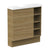 ADP Petite Shelf Floor Mount 800mm Single Left Offset Bowl Vanity Cabinet