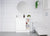 ADP Petite Shelf Floor Mount 800mm Single Left Offset Bowl Vanity Cabinet