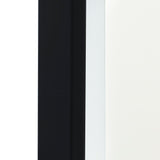 Pill Oval 1200mm x 900mm Frontlit LED Framed Mirror with Demister, Matte Black Frame *Clearance Stock*