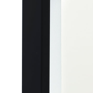 *Clearance* Pill Oval 1200mm x 900mm Frontlit LED Framed Mirror with Demister, Matte Black Frame