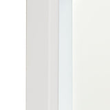 Pill Oval 1200mm x 900mm Frontlit LED Framed Mirror with Demister, Matte White Frame