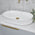 Pill Oval Fluted 580mm x 360mm Above-Counter Basin, Matte White *Clearance Stock*