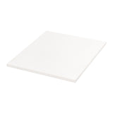 Pre-Cut 600mm White Stone Silica Free Slab - No Holes Cut