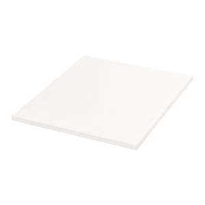 Pre-Cut 600mm White Stone Silica Free Slab - No Holes Cut