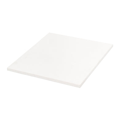 Pre-Cut 600mm White Stone Silica Free Slab - No Holes Cut