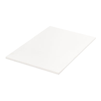 Pre-Cut 750mm White Stone Silica Free Slab - No Holes Cut