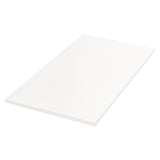 Pre-Cut 900mm White Stone Silica Free Slab - No Holes Cut