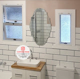 Princess 500mm x 700mm Frameless Mirror with Bevelled Edge