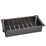 Retto Stainless Steel Sink Colander 218mm x 420mm x 80mm, Brushed Gunmetal Black