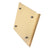 Retto Stainless Steel Drain Tray 395mm x 425mm, Brushed Brass Gold