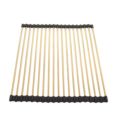 Retto Roller Mat 450mm x 320mm, Brushed Brass Gold