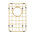 Retto II Stainless Steel Sink Grid 250 x 400mm with Rear Waste Hole, Brushed Brass Gold