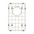 Retto II Stainless Steel Sink Grid 250 x 400mm with Rear Waste Hole, Brushed SS Nickel