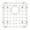 Retto II Stainless Steel Sink Grid 400 x 400mm with Rear Waste Hole, Brushed SS Nickel