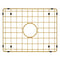 Retto II Stainless Steel Sink Grid 500 x 400mm with Centre Waste Hole, Brushed Brass Gold