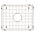 Retto II Stainless Steel Sink Grid 500 x 400mm with Centre Waste Hole, Brushed SS Nickel