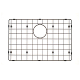 Retto II Stainless Steel Sink Grid 600 x 400mm with Rear Waste Hole, Brushed Gunmetal Black