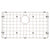 Retto II Stainless Steel Sink Grid 700 x 400mm with Rear Waste Hole, Brushed SS Nickel
