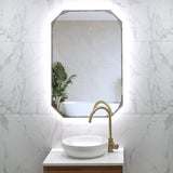 Radiant Jewel 600mm x 900mm Backlit LED Frameless Mirror with Jewelled Edge and Demister *Clearance Stock*
