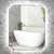 Radiant Jewel 800mm x 1000mm Backlit LED Frameless Mirror with Jewelled Edge and Demister *Clearance Stock*