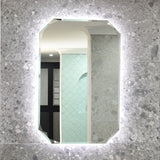 Radiant Jewel 600mm x 900mm LED Mirror with Jewelled Edge and Demister *Clearance Stock*