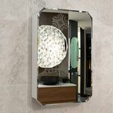 Radiant Jewel 600mm x 900mm Mirrored Shaving Cabinet, Matte White