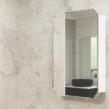 Radiant Jewel 600mm x 900mm Mirrored Shaving Cabinet, Matte White