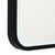 Arco Arch Frontlit LED Mirror with Matte Black Frame and Demister | 7 sizes available, from 550mm to 1500mm |