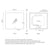 Retti Rectangular 1700mm x 900mm LED Mirror with Frosted Glass Border and Demister