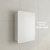 Retti Rectangular 600mm x 750mm Frontlit LED Mirrored Shaving Cabinet, Matte White