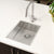 Retto II 390mm x 440mm x 230mm Stainless Steel Sink, Brushed SS Nickel