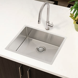 Retto II 550mm x 450mm x 230mm Stainless Steel Sink, Brushed SS Nickel
