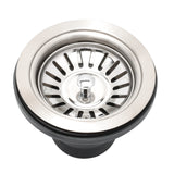 Retto Sink Basket Waste-Replacement Part, Brushed SS Nickel