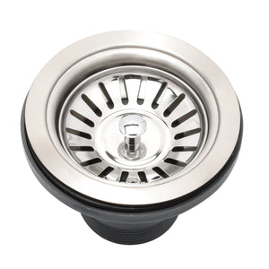 Retto Sink Basket Waste-Replacement Part, Brushed SS Nickel