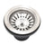 Retto Sink Basket Waste-Replacement Part, Brushed SS Nickel
