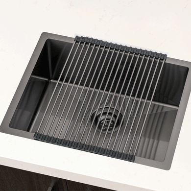 Retto Roller Mat 450mm x 320mm, Brushed Gunmetal Black
