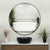 Round 900mm Mirror with Black Frame *Clearance Stock*