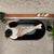 Avalon 1300mm Back to Wall Freestanding Bath, Matte Black