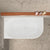 Avalon 1300mm Left Corner Freestanding Bath, Matte White