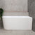 Avalon 1300mm Right Corner Freestanding Bath, Matte White