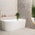 Avalon 1600mm Right Corner Freestanding Bath, Gloss White