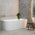 Avalon 1700mm Right Corner Freestanding Bath, Gloss White