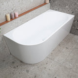 **CLEARANCE STOCK Avalon 1700mm Right Corner Freestanding Bath, Gloss White